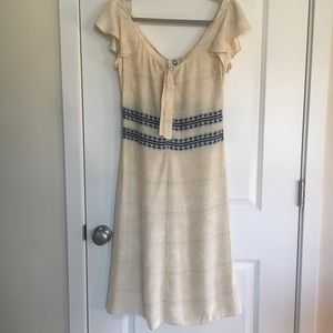 Maison Mayle—silk cap sleeve dress